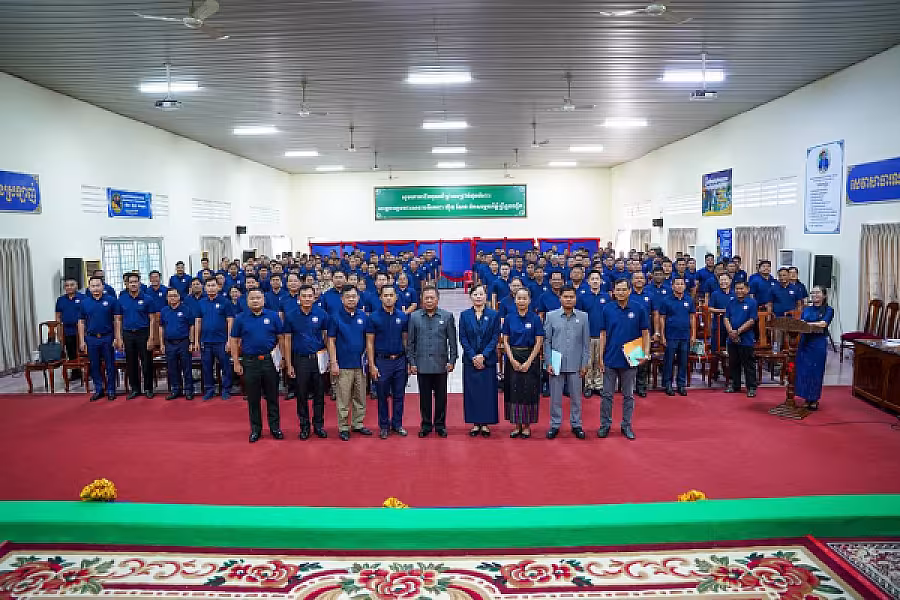 ឯកឧត្តម អ៊ុំ សុខ អញ្ជើញបើកវគ្គបណ្តុះ បណ្តាលស្តីពីការងាររដ្ឋបាល និងការងារបេឡាមរណសង្គ្រោះ ជូន អ.ន.ក.ខេត្តកណ្តាល - Image 9