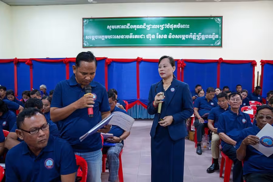 ឯកឧត្តម អ៊ុំ សុខ អញ្ជើញបើកវគ្គបណ្តុះ បណ្តាលស្តីពីការងាររដ្ឋបាល និងការងារបេឡាមរណសង្គ្រោះ ជូន អ.ន.ក.ខេត្តកណ្តាល - Image 11