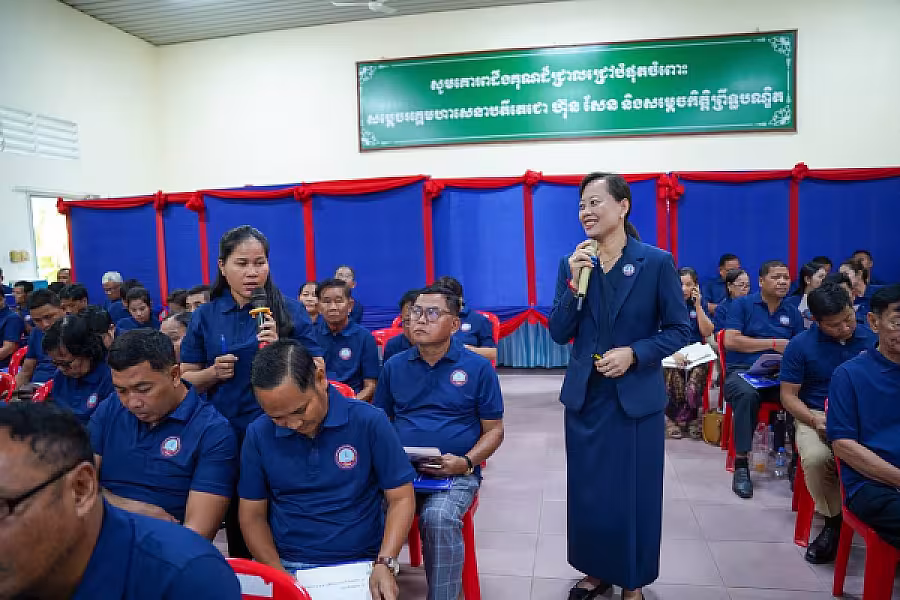 ឯកឧត្តម អ៊ុំ សុខ អញ្ជើញបើកវគ្គបណ្តុះ បណ្តាលស្តីពីការងាររដ្ឋបាល និងការងារបេឡាមរណសង្គ្រោះ ជូន អ.ន.ក.ខេត្តកណ្តាល - Image 12