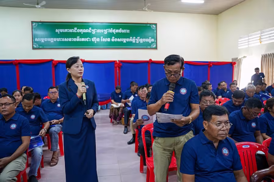 ឯកឧត្តម អ៊ុំ សុខ អញ្ជើញបើកវគ្គបណ្តុះ បណ្តាលស្តីពីការងាររដ្ឋបាល និងការងារបេឡាមរណសង្គ្រោះ ជូន អ.ន.ក.ខេត្តកណ្តាល - Image 13