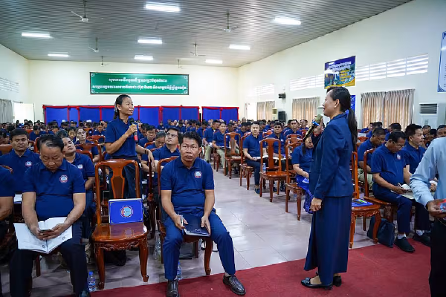 ឯកឧត្តម អ៊ុំ សុខ អញ្ជើញបើកវគ្គបណ្តុះ បណ្តាលស្តីពីការងាររដ្ឋបាល និងការងារបេឡាមរណសង្គ្រោះ ជូន អ.ន.ក.ខេត្តកណ្តាល - Image 15