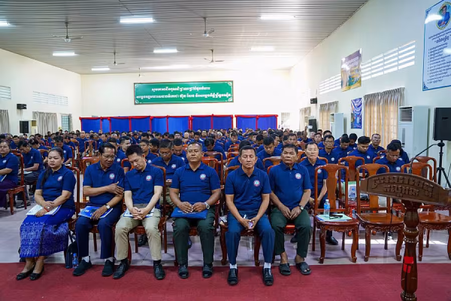 ឯកឧត្តម អ៊ុំ សុខ អញ្ជើញបើកវគ្គបណ្តុះ បណ្តាលស្តីពីការងាររដ្ឋបាល និងការងារបេឡាមរណសង្គ្រោះ ជូន អ.ន.ក.ខេត្តកណ្តាល - Image 18