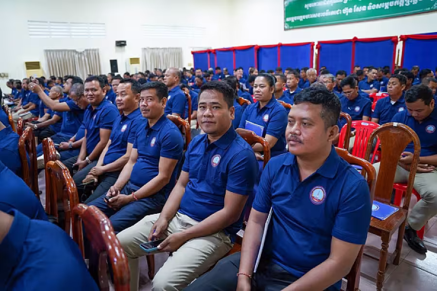 ឯកឧត្តម អ៊ុំ សុខ អញ្ជើញបើកវគ្គបណ្តុះ បណ្តាលស្តីពីការងាររដ្ឋបាល និងការងារបេឡាមរណសង្គ្រោះ ជូន អ.ន.ក.ខេត្តកណ្តាល - Image 25