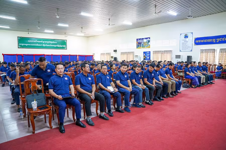 ឯកឧត្តម អ៊ុំ សុខ អញ្ជើញបើកវគ្គបណ្តុះ បណ្តាលស្តីពីការងាររដ្ឋបាល និងការងារបេឡាមរណសង្គ្រោះ ជូន អ.ន.ក.ខេត្តកណ្តាល - Image 26