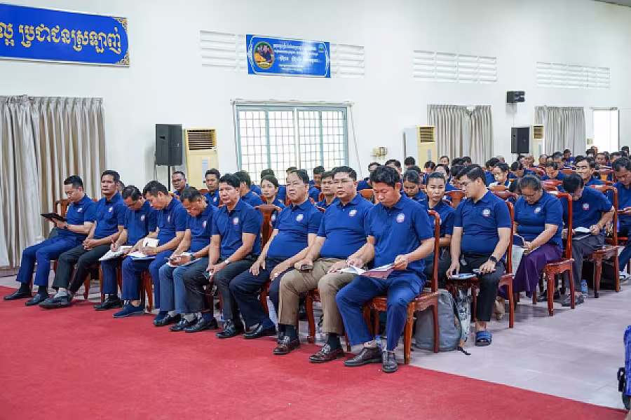 ឯកឧត្តម អ៊ុំ សុខ អញ្ជើញបើកវគ្គបណ្តុះ បណ្តាលស្តីពីការងាររដ្ឋបាល និងការងារបេឡាមរណសង្គ្រោះ ជូន អ.ន.ក.ខេត្តកណ្តាល - Image 27