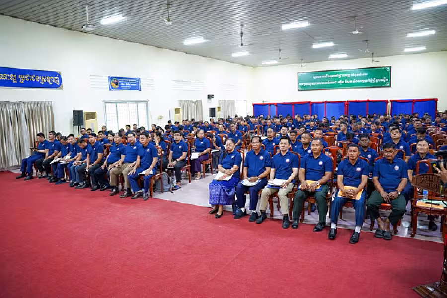 ឯកឧត្តម អ៊ុំ សុខ អញ្ជើញបើកវគ្គបណ្តុះ បណ្តាលស្តីពីការងាររដ្ឋបាល និងការងារបេឡាមរណសង្គ្រោះ ជូន អ.ន.ក.ខេត្តកណ្តាល - Image 28